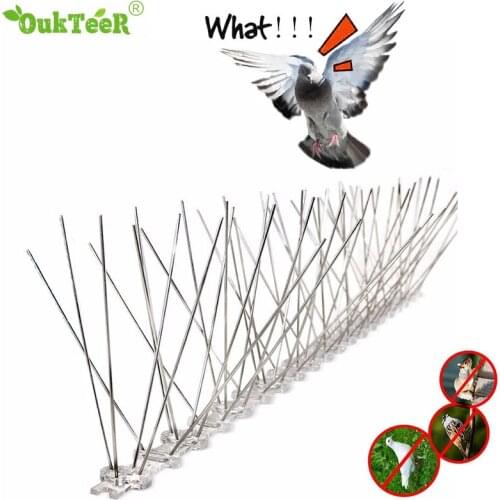 Hot selling 2M-10M Stainless Steel Bird And Pigeon Repeller Anti Bird Nails Pigeon Spike For Get Rid Of Pigeons And Scare Birds