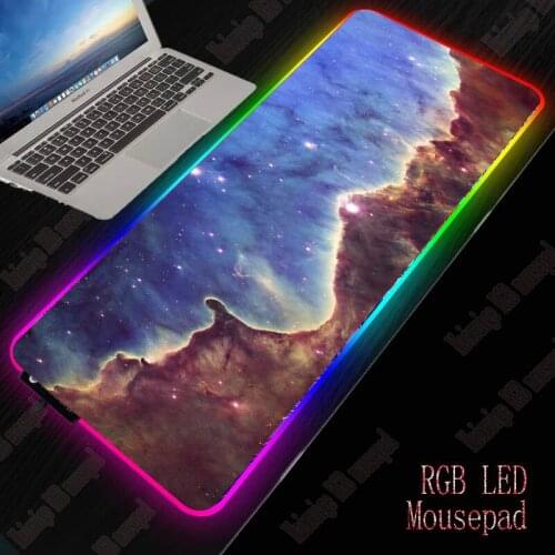 Space Star RGB Mouse Pad Gamer Large Gaming Accessories To Keyboard Laptop Computer Speed Pc Desk Mat 35X60/90x40CM Mousepad XXL