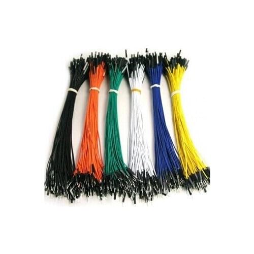 Quality Five-color*20PCS dupont line 1P-1P 20cm Male Female Pin For experimental board connected to the pin