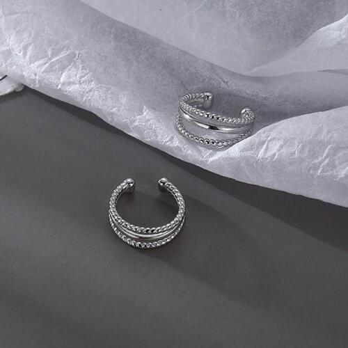 KISSLOVE New 1 PCS Multilayer Ear Cuff Women Clip Earrings No Piercing Party Punk Fashion Jewelry