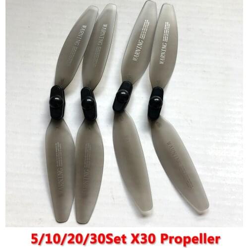 5/10/20/30Set X30 Propeller Props Spare Parts for RC Drone Syma X30 Quadcopter Accessory Wholesale