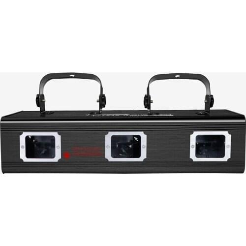 Hot Sale LED Three Heads 3 Colors/6 Colors RGB Full Color Laser Light DJ Disco Ball Christmas Professional Stage Lighting