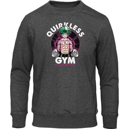 My Hero Academy Print Men Sweatshirt Hoodie Fashion Japan Anime Sweatshirts Man Autumn Hip Hop Tops Loose Harajuku Streetwear