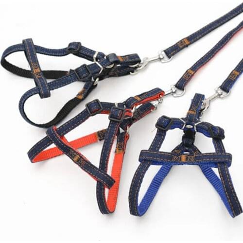 Nylon Adjustable Dog Vest Harness Set Breathable Pet Harness Lead Leash and Collar For Dogs Small Medium Large Dog Accessories