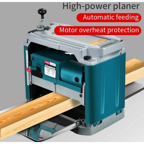 The New Multifunctional Woodworking Power Tool Planer Single-Sided Desktop Planer Electromechanical Wood Planer