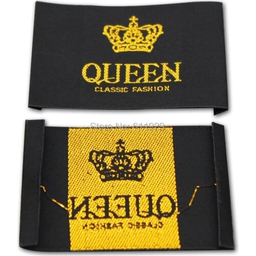 Top-grade clothing customized labels/garment tags printing/labels big size embroidered satin woven labels/logo 1000 pcs a lot