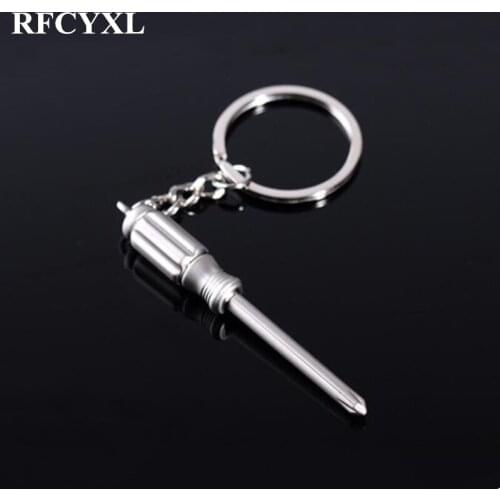Zinc Alloy Key chain Creative Tool Screwdriver Key Chain Ring Keyring Metal Keychain For Man Women Best Gift wholesale