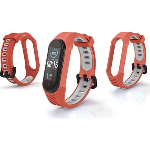 Strap For Xiaomi Mi Band 6 5 4 Silicone Wristband Bracelet Replacement For Xiaomi Band 5 MiBand 6 5 4 Wrist Color TPU Strap