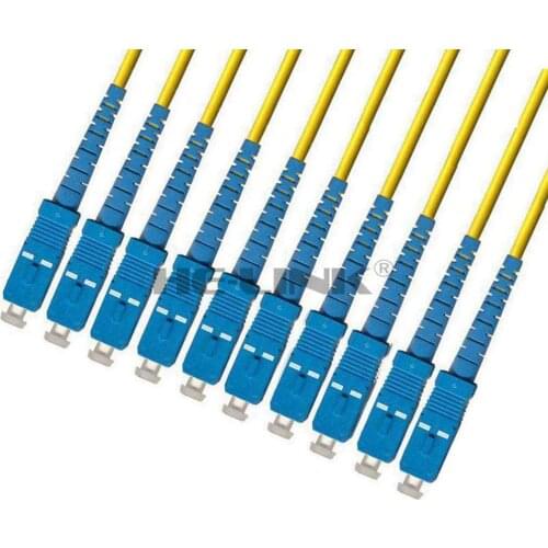 LODFIBER 20M SC-SC Outdoor Armored Singlemode 10 Strands Fiber Optic Cable Patch Cord 9/125