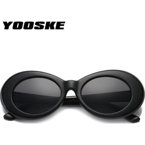 YOOSKE Women Men fashion NIRVANA Kurt Cobain Sunglasses Clout Goggles Female Male Sun Glasses Oculos Kurt Cobain UV400