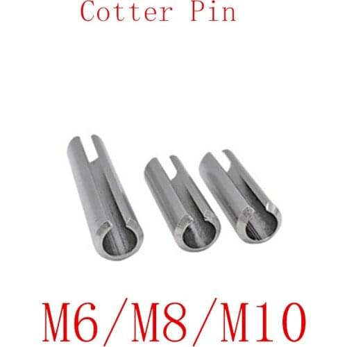 10pcs m6 m8 GB879 Spring-Type Straight Pins 304 Stainless Steel Spring Elastic Cylindrical Cotter Pin Dowel