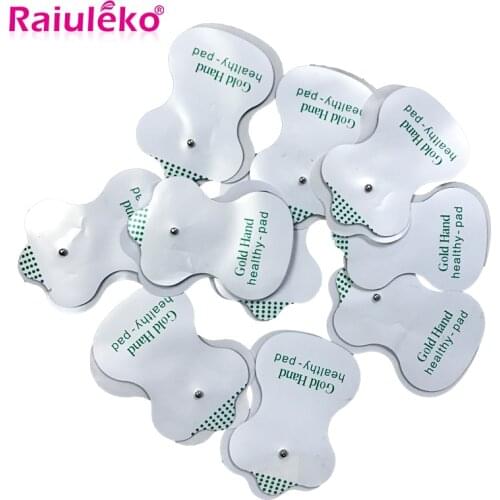10pcs/(5 pairs/lot) Electrode Pads for Digital TENS Therapy Machine Electronic Cervical Vertebra Physiotherapy Massager Pad