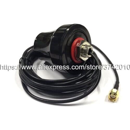 3dBi 2.4G wifi wireless antenna IP67 RP SMA Male(hole) 2400~2483.5MHz RG174 3M Cable