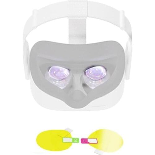 4pcs VR Lens Protector VR Glasses Screen Protective Film For Oculus Quest 2 Helmet Anti Scratch Lens Protector Replace Accessory