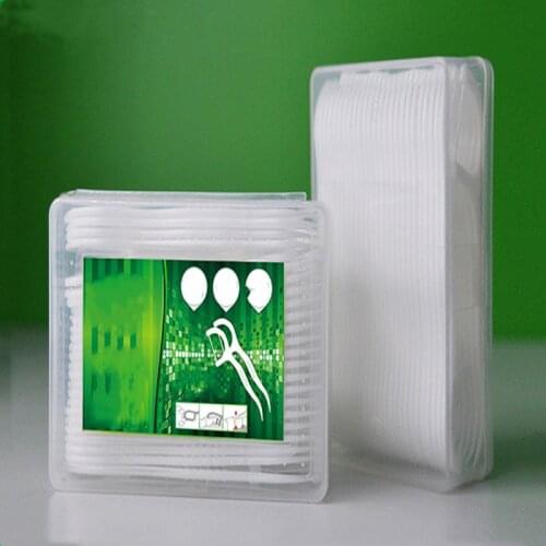 50pcs Soft Healthy Dental Floss Picks Teeth Toothpicks Stick Tooth Clean Oral Care 7.5cm