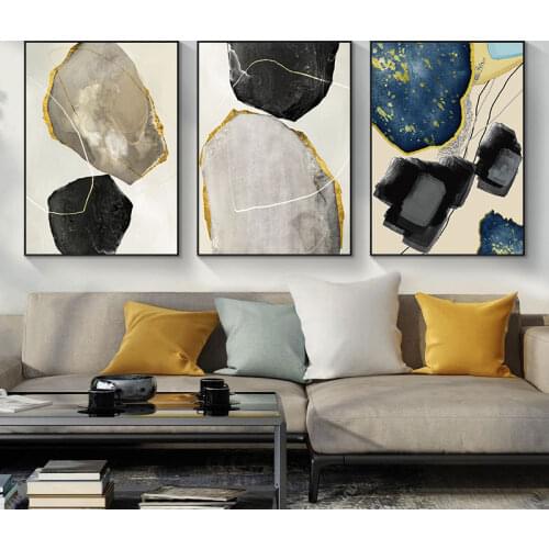 No Framed Abstract Luxury Canvas Art Paintings Pictures Prints Modern Wall Decorative Posters for Living Room Bedroom Home Decor