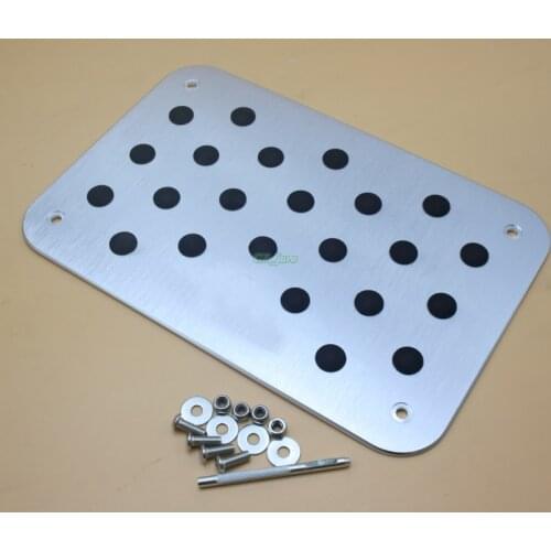 For BMW M3 M5 Z4 X5X6 F10 F30 E46 E52 E60 E70 E87 E90 1 2 3 4 5 6 7 Series Universal Floor Carpet Mat Pedal Pad Footrest Plate