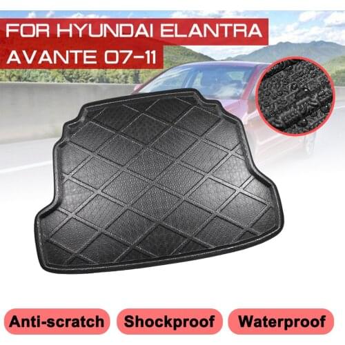For Hyundai Elantra Avante 2007 2008 2009 2010 2011 Car Floor Mat Carpet Rear Trunk Anti-mud Cover