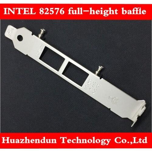 INTEL 82576 PCI-E Gigabit dual-port single-mode fiber full-height baffle bracket 10pcs free shipping