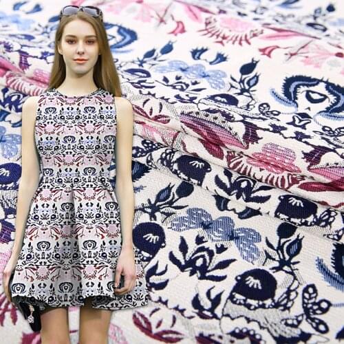 Exquisite pattern fabric womens dress fabric DIY clothing sewing materials decorative cloth fabrics