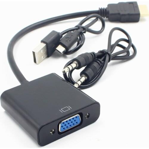 To VGA Cable Converter 1920x1080P for Tablet Laptop PC TV