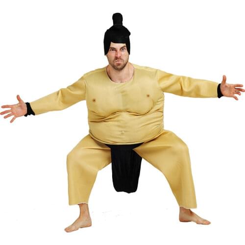 Japanese Sumo Wrestler Cosplay For Men Adult Halloween Costume Anime Cosplay Party Carnival Performance Show Fancy Ball