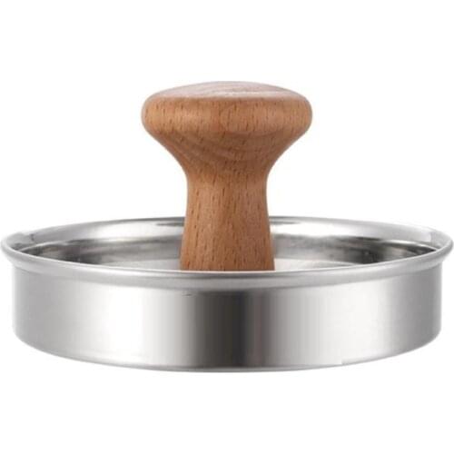 Round Shape Hamburger Press Food-Grade Stainless Steel Hamburger Meat Beef Grill Burger Press Patty Maker Mold Mould Kitchen Too