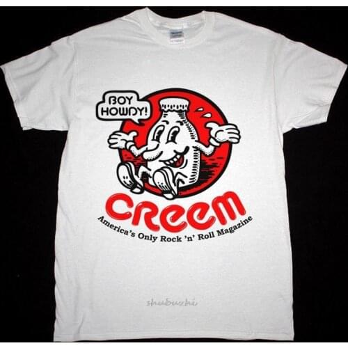 Vtg Popular 1970s MAGAZINES Rare Mens Unisex Top Creem T-Shirt Reprint USA Size fashion t-shirt men cotton brand teeshirt