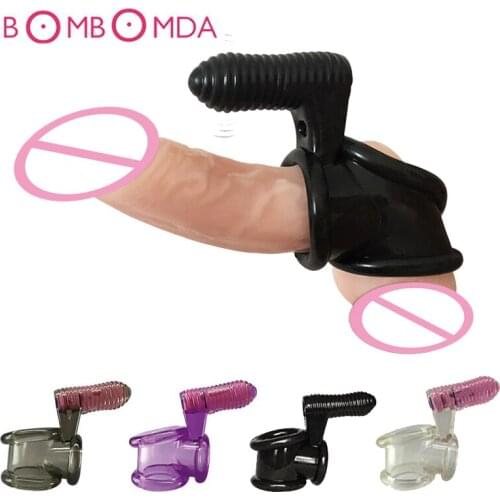 Male Masturbator Vibration Cock Ring Penis Ring Male Chastity Device Vibrators Sex Toys for Men Dildo Extender Delay Ejaculation