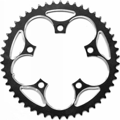 Chainring 110BCD 39T 44T 46T 48T 50T 53T black crankset aluminium 5 to 9 speed