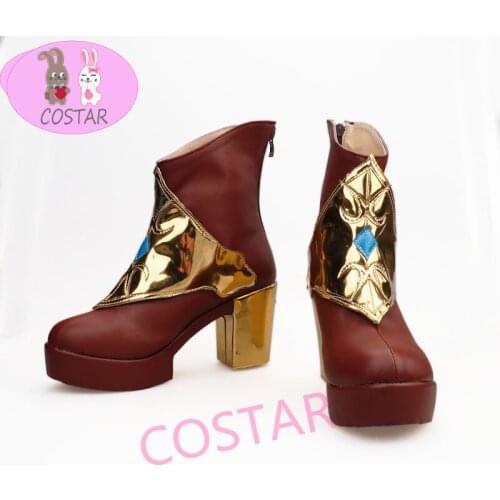 Game LOL Seraphine cosplay shoes boots High heels Halloween Carnival KDA all out Cosplay Accessories role play