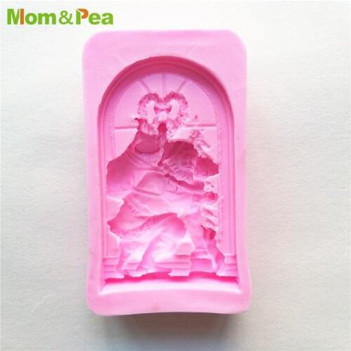 XK540 Window Shaped Silicone Mold Gum Paste Chocolate Ornamental Fondant Mould Cake Decoration Tools