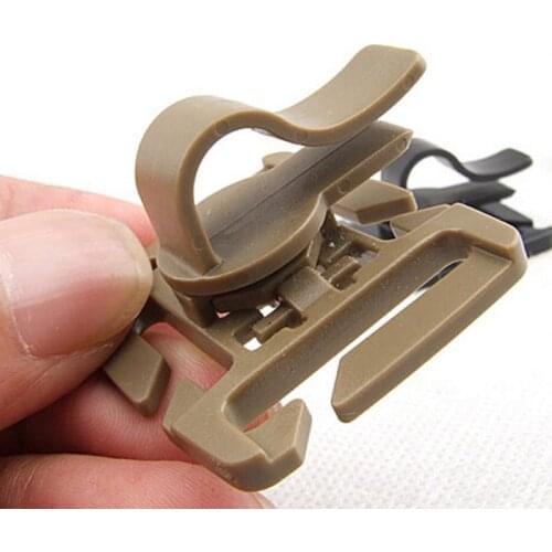 Outdoor Sports Bag Drinking Water Tube Clip Rotatable Drinking Straw Webbing Clip Hiking Camping Water Pack Bag Pipe Clamp