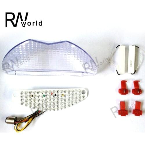 E-Mark Motorcycle LED Taillight Integrated Turn Signals For BMW F650GS 2003-2008 / F650GS For Dakar 2004-2007 2005 2006 F650 GS