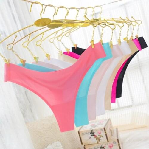 BllooBeell Sexy Women Panties Seamless G-String Ultra-thin DuPont Thong Lady Briefs Sex Underwear for women Non-trace S/M/L
