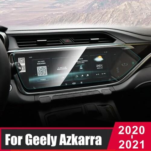 For Geely Azkarra Boyue PRO 2020 2021 Tempered Glass Car Navigation GPS Screen Protector Touch Display Screen film Anti Scratch
