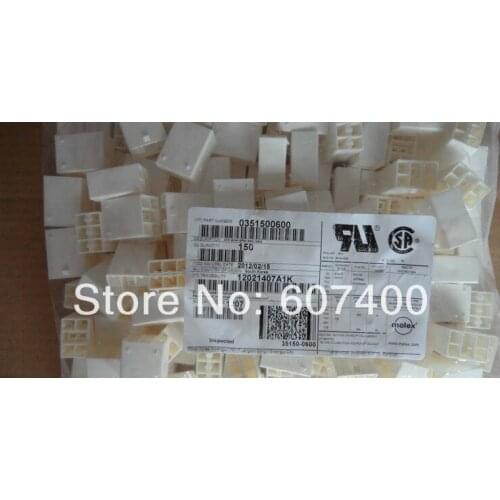 0351500600 CONN HSG RCPT 6POS 7.30MM NAT 35150-0600 MOLEX Connectors terminals housings 100% new and original parts