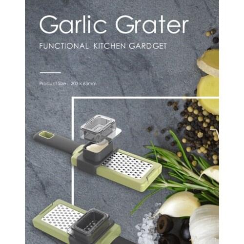 1Pcs Household Garlic Grinder Manual Garlic Squeezing Garlic Masher Garlic Artifact Kitchen Tool Garlic Masher
