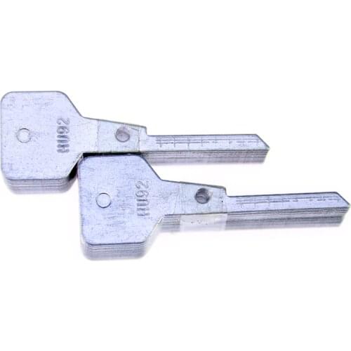 10pcs/lot HU92 lishi 2in1 Engraved Line Scale Shearing Teeth Blank, Car Key Cutting Teeth Blade