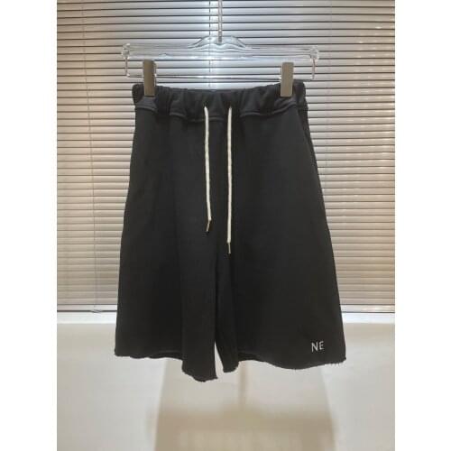 100% Cotton Luxury Design Loose Fit Streetwear Hip Hop Style Elastic Waist Summer Shorts