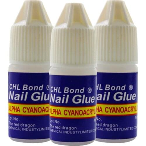 1000PCS Wholesale Excellent 3g Nail Bond Nail Glue False French Nail Art Clear adhesive Manicure nail bonder Gel free shipping