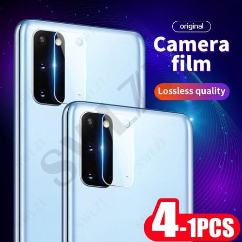 4-1Pcs Camera Lens for Samsung Galaxy s20 s21 FE ultra Film Tempered Glass s8 s9 s10 s10e plus lite phone screen protector