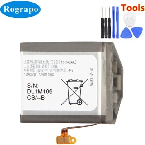 New 472mAh EB-BR800ABU Replacement Battery For Samsung Galaxy Gear S4 SM-R800 SM-R810 SM-R805 R800 R810 R805W R805U Accumulator