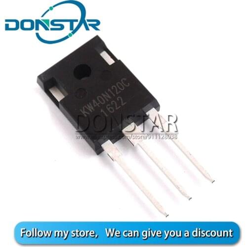5PCS KW40N120 TO247 KW40N120C TO-247 40N120 40A 1200V IGBT Field Effect Triode New and original IC