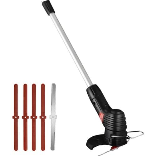 Electric Grass Trimmer Cordless Lawn Mower Retractable Mower Garden Tools 2000mAh Li-ion 10000 rpm for Gardening Cortacésped