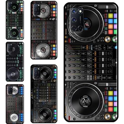 Electronic Music DJ Controller Mixer Case For OPPO A91 A93 A83 A15 A31 A53 A9 A5 2020 F5 Find X3 Pro A52 A72 A3S A5S Cover Capa