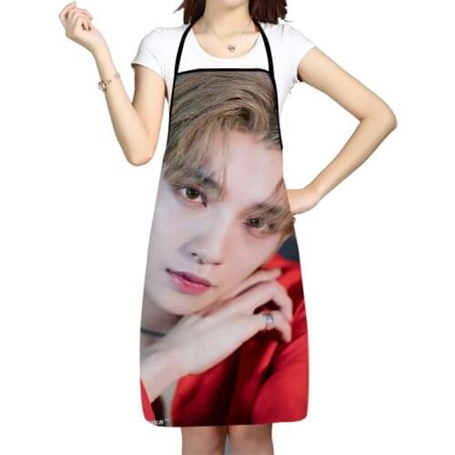 Seventeen Joshua Pattern Anti-Fouling Kitchen Aprons For Men Women Household Cleaning Cooking Baking Waist Bib 68x95cm 50x75cm