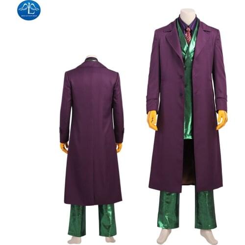 Gotham Season 5 Joker Cosplay Costume Men Suits Halloween Carnival Jerome Valeska Outfit Jeremiah Valeska Fancy Dress Custom Mad
