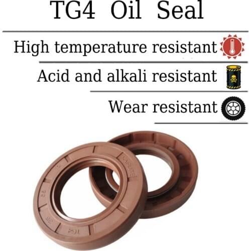 TG4 Skeleton Oil Seal Fluorine Sealing Ring Radial Simmer Rings FKM Radial Shaft Gasket ID 75mm