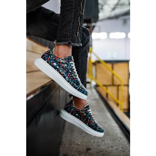 Knack Digital Print Shoes Hax Color Trend Shoes Fashionable Men 'S Shoes Comfortable Flexible Original Brand Solid Durable R044